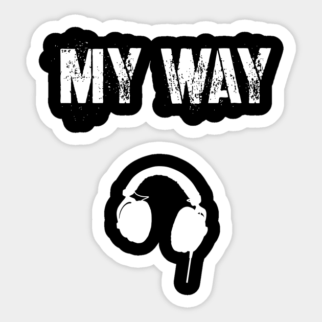 My Way Audio Sticker by BradWard12